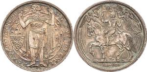 Tschechoslowakei  Silbermedaille 1929, ... 