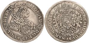 Habsburg Leopold I. 1657-1705 1/2 Taler ... 