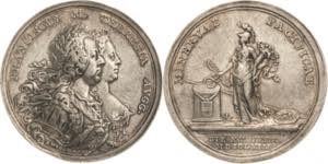 Habsburg Franz I. 1745-1765 Silbermedaille ... 