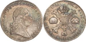 Habsburg Leopold II. 1790-1792 Kronentaler ... 