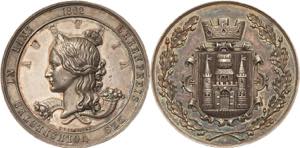 Medaillen, Städte Linz Silbermedaille 1862 ... 