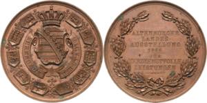 Altenburg  Bronzemedaille 1886 (C.F. ... 