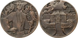 Brühl Bronzegußmedaille 1974 (Hugo E. ... 
