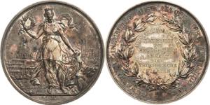 Halle/Saale  Silbermedaille 1881 (E. ... 