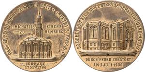 Hamburg  Bronzemedaille 1906 (unsigniert) ... 