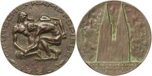 Köln-Stadt Bronzegußmedaille 1926 (M. ... 