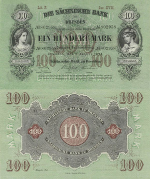 Deutsche Länderbanken ab  1871 Sächsische ... 