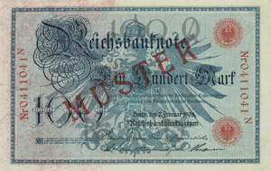 Deutsches Reich bis 1945 Reichsbanknoten und ... 