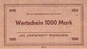 Deutsche Demokratische Republik LPG-Geld 5, ... 