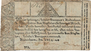 Ausland Dänemark 1 Rigsdaler Courant 1804.  ... 