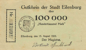 Städte und Gemeinden nach 1914 Eilenburg ... 