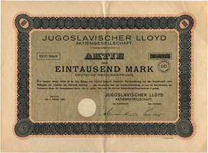 Deutschland Berlin, Jugoslawischer Lloyd AG ... 