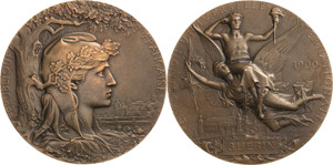 Ausstellungen Paris Bronzemedaille 1900 ... 