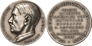 Drittes Reich  Silbermedaille 1933 (G. ... 
