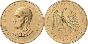 Drittes Reich  Goldmedaille 1933 ... 