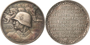 Drittes Reich  Silbermedaille 1934 (F. ... 