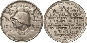 Drittes Reich  Silbermedaille 1935 (F. ... 