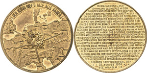 Erster Weltkrieg  Vergoldete Bronzemedaille ... 