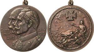 Erster Weltkrieg  Bronzemedaille 1915 ... 