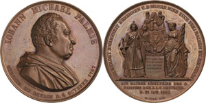Freimaurer  Bronzemedaille 1840 (Ch. ... 