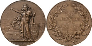 Luft- und Raumfahrt  Bronzemedaille 1871 ... 