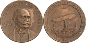 Luft- und Raumfahrt  Bronzemedaille 1912 ... 