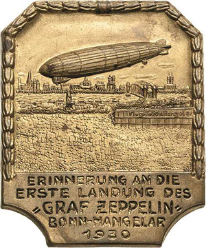 Luft- und Raumfahrt  Messingabzeichen 1930. ... 