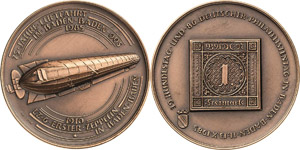 Luft- und Raumfahrt  Bronzemedaille 1985 (V. ... 