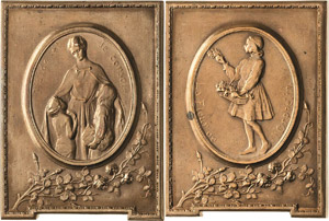  Devreese, C. 1861-1941 Bronzeplakette o.J. ... 
