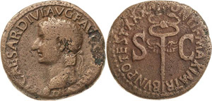 Kaiserzeit Tiberius 14-37 As 34/36, Rom Kopf ... 
