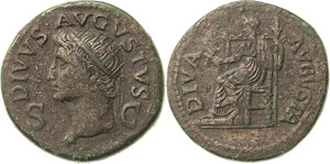 Kaiserzeit Claudius 41-54 für Augustus ... 