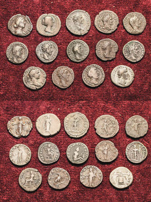 Römische Münzen Lot-14 Stück ... 