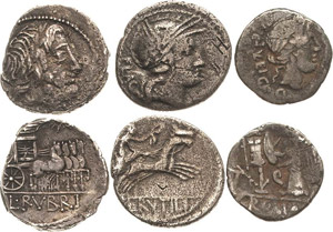 Römische Münzen Lot-3 Stück Römische ... 
