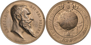 Belgien-Medaillen  Bronzemedaille 1894 (Jul. ... 