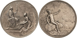 Belgien-Medaillen  Silbermedaille 1922 (G. ... 
