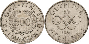 Finnland Republik seit 1917 500 Markkaa ... 