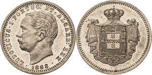 Portugal Luis I. 1861-1889 Probe für 5000 ... 