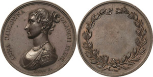 Russland Paul I. 1796-1801 Bronzemedaille ... 