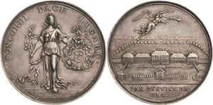 Schweden Karl XI. 1660-1697 Silbermedaille ... 