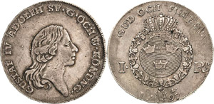 Schweden Gustav IV. Adolf 1792-1809 Daler ... 