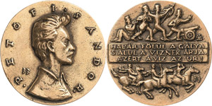 Ungarn Medaillen  Bronzegußmedaille o.J. ... 