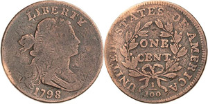 Vereinigte Staaten von Amerika  Cent 1798, ... 