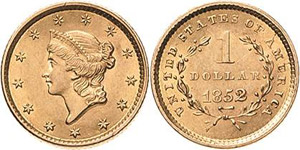 Vereinigte Staaten von Amerika  Dollar 1852, ... 