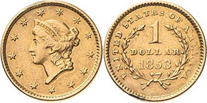 Vereinigte Staaten von Amerika  Dollar 1853, ... 