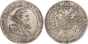 Habsburg Ferdinand II. 1619-1637 Taler 1627, ... 
