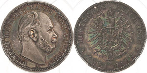 Preußen Wilhelm I. 1861-1888 2 Mark 1876 A ... 