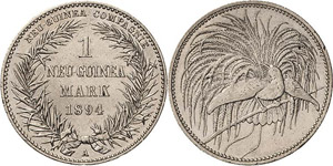 Deutsch-Neuguinea  1 Neu-Guinea-Mark 1894 A  ... 