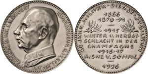 Medaillen  Silbermedaille 1926 (K. Goetz)  ... 