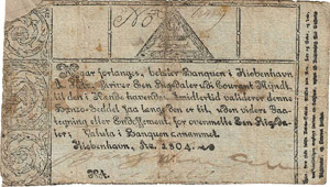 Ausland Dänemark 1 Rigsdaler Courant 1804. ... 