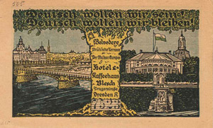 Städte und Gemeinden nach 1914 Dresden (Sa) ... 